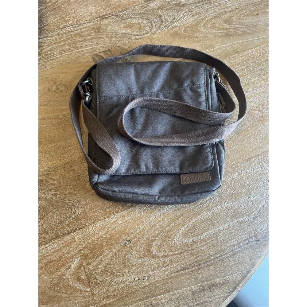 Cabela's Brown Canvas Crossbody Bag